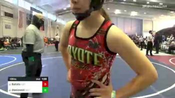 116 lbs Consi Of 8 #1 - Taylor Colangelo, Lions WC vs Kelly Gamboa, Wcw
