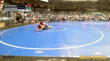 Consi Of 8 #1 - Lehi Fitzgerald, Siouxland Wrestling Academy vs Colton Simmons, Team Central Wrestling Club