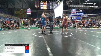 285 lbs Cons 32 #2 - Jerrod Osterkamp, Wisconsin vs Harrison Diffley, Missouri