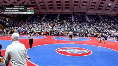 4A-113 lbs Champ. Round 1 - KAMARI RIVERS-CHILDS, Southwest Dekalb vs Khani Johnson, Locust Grove