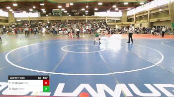 113 lbs Quarterfinal - Evan Krakower, River Dell vs Devin Ryan, New Milford