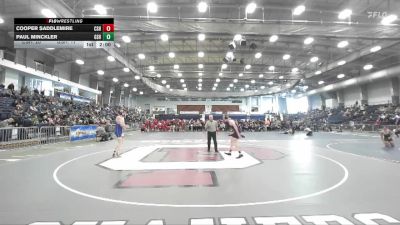 170 lbs Round 3 (3 Team) - Paul Minckler, Gouverneur Sr HS vs Cooper Saddlemire, Salem-Cambridge Sr HS