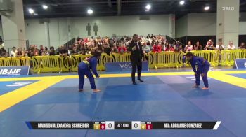 Mia Adrianne Gonzalez vs Madison Alexandra Schneider 2025 American National IBJJF Jiu-Jitsu Open Championship