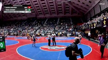 3A-138 lbs Quarterfinal - Trae Couget, Johnson vs Davin Lightsey, White County