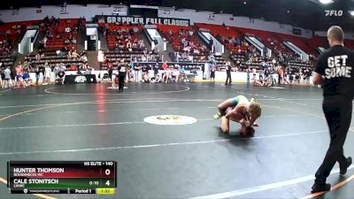 140 lbs Cons. Round 2 - Cale Stonitsch, LWWC vs Hunter Thomson, Roughnecks WC