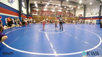 95-105 lbs Rr Rnd 4 - Reagan Allen, Caney Valley Wrestling vs Madalynn Turman, Vian Wrestling Club