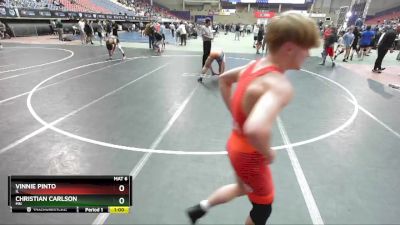 136-137 lbs Round 2 - Christian Carlson, MN vs Vinnie Pinto, IL