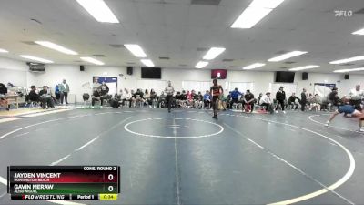 150 lbs Cons. Round 2 - Jayden Vincent, Huntington Beach vs Gavin Meraw, Aliso Niguel