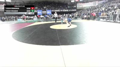 Boys 4A 165 lbs Semifinal - Noah Holman, Gonzaga Prep vs Colin Edmonds, Glacier Peak