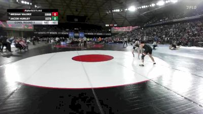 Boys 4A 126 lbs Cons. Round 5 - Jacob Hurley, Lake Stevens vs Mesiah Valdez, Sunnyside