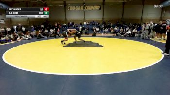 193 lbs 3rd Place - Jay Singer, Faith Christian (PA) vs C.j. Betz, Delbarton (NJ)