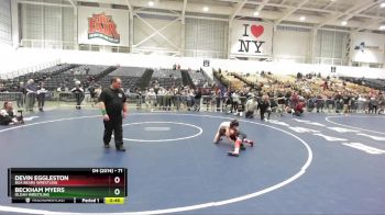 71 lbs Cons. Round 2 - Devin Eggleston, BGA Bears Wrestling vs Beckham Myers, Olean Wrestling