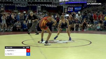 94 lbs Cons 32 #2 - Jared Apellaniz, New York vs Andrew Martin, Wisconsin