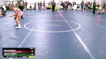 105 lbs Cons. Round 4 - Cris Escobar, Michigan West Wrestling Club vs Bently Nowak, Wrestling Factory