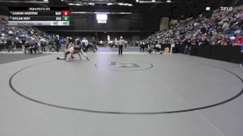 190 lbs Cons. Round 3 - Cason Horton, Newton vs Dylan Roy, DeSoto HS