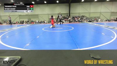 150 lbs Rr Rnd 1 - Thunder Page, POWA 14U vs Ryder Short, OK Elite 14U 2