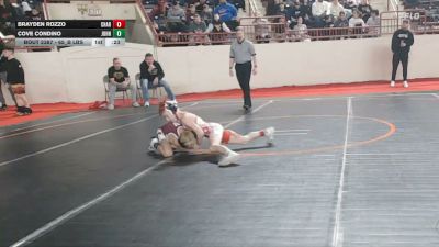 65_B lbs Consi Of 8 #1 - Brayden Rozzo, Chartiers-Houston vs Cove Condino, Johnsonburg
