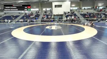 133 lbs Champ. Round 2 - Triston Woodard, Greensboro vs Jaden Colwell, Springfield