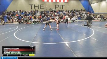 120 lbs Cons. Semi - Steele Woodward, Sanderson Wrestling Academy vs Landon Sinclear, Uintah