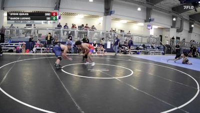 215 lbs Round 3 - Steve Quiles, Cornerstone Warriors Wrestling Club vs Baron Ludwig, Spartan Mat Club
