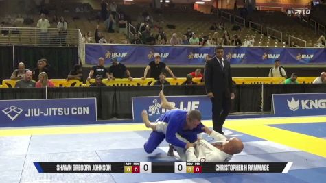 Shawn Gregory Johnson vs Christopher H Rammage 2026 Pan Jiu Jitsu IBJJF Championship