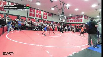 132 lbs Consi Of 16 #2 - Titan Bowden, Hilldale vs Urijah Fairchilds, Checotah