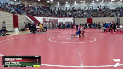 106 lbs Champ. Round 1 - Joseph Hamilton, Center Grove vs David Fahrner, Franklin Wrestling Club