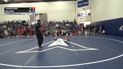 103 lbs Quarterfinal - Alexis Garza, Vanguard vs Leah Ford, Texas Wesleyan