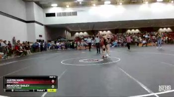 5A 126 lbs Semifinal - Justin Mata, Ashley Ridge vs Braedon Bailey, Carolina Forest