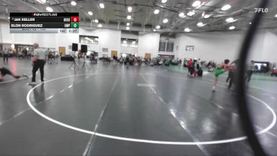 133 lbs Quarterfinal - Elon Rodriguez, UW-Parkside vs Jak Keller, Grand Valley State