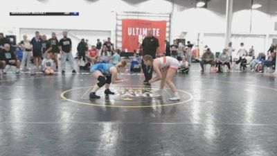 135 lbs Rr Rnd 5 - Carleigh Clark, Okie Girls - GK12E vs Savannah Mulkey, Lady Warriors Wrestling Club - GK12E