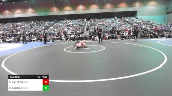 126 lbs Semifinal - Cole Faircloth, Arbor View vs Brenden Acgaoili, Slam Academy