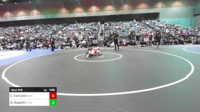 126 lbs Semifinal - Cole Faircloth, Arbor View vs Brenden Acgaoili, Slam Academy