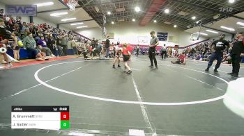 49 lbs Consi Of 16 #2 - Adam Brummett, Sperry Wrestling Club vs Jack Sadler, Barnsdall Youth Wrestling