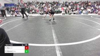 70 lbs Semifinal - Chacen Rea, Warner Eagles Youth Wrestling vs Daxton Stewart, Vian Wrestling Club