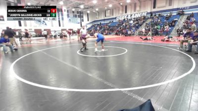 144 lbs Champ. Round 2 - Jesus Cesena, Central Union vs Jordyn Gillissie-Hicks, Santana