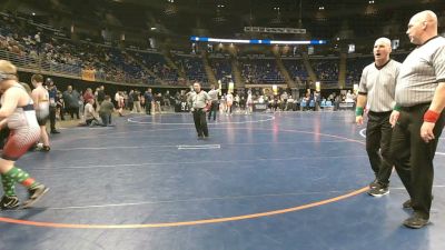 150 lbs Semifinal - Landon Simpson, Waynesburg vs Jackson Mathews, Burrell