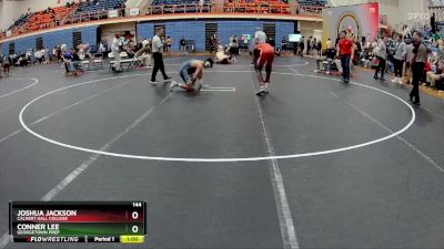 144 lbs Cons. Round 4 - Conner Lee, Georgetown Prep vs Joshua Jackson, Calvert Hall College
