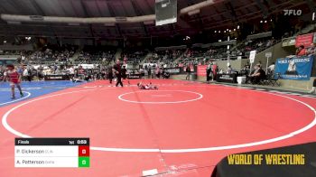 46 lbs Final - Preslie Dickerson, Clinton Youth Wrestling vs Annalise Patterson, Duran Elite