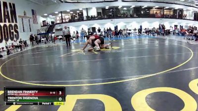 197 lbs Round 4 (6 Team) - Trenton DiGenova, Adrian vs Brendan Finnerty, Seton Hill University