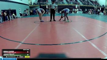 160 lbs Champ. Round 1 - Mekhi Cooper, Team Jeff Wrestling Club vs Adrian Pellot, Merrillville Pirates Wrestling Club