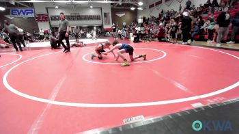 67 lbs Rr Rnd 5 - Sutton Hawley, Keystone Kids vs Karson Waag, Keystone Wrestling Club