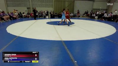 105 lbs Round 3 (6 Team) - Amara Ehsa, Kansas vs Erin Rizzuto, Florida