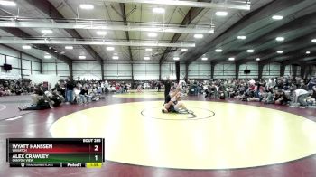 165 lbs Cons. Semi - Alex Crawley, Canyon View vs Wyatt Hanssen, Wasatch