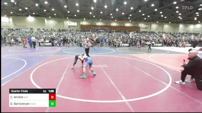 85 lbs Quarterfinal - Chase Winkle, Mat Demon WC vs David Bartyenyev, Vacaville WC