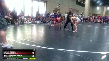 144 lbs Round 5 (6 Team) - Jimmy Bailes, Team Shutt Bowman vs Brayson Weatherly, Team Misfits