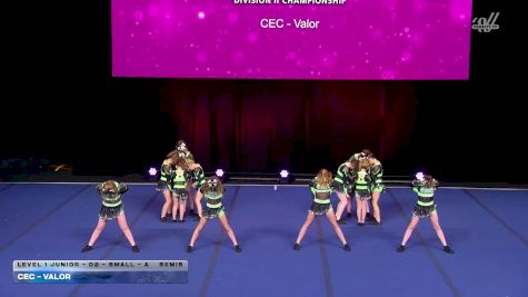 CEC - Valor [2026 L1 Junior - D2 - Small - A Semis] 2026 The D2 Summit