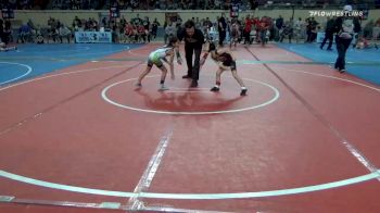 50 lbs Prelims - Gracelin Hall, Pawnee Black Bear Wrestling vs Alexandra Garcia, Blaine County Grapplers