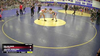 132 lbs Champ. Round 1 - Dillan Davis, Sweet Home vs Ashton Angeledes, Hidden Valley Mustangs
