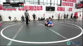 70 lbs Quarterfinal - MJ Cottrell, Harrah Little League Wrestling vs Randy Wanzer, Chandler Takedown Club